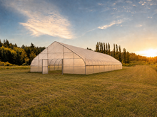 Gothic High Tunnel Greenhouse Kit – 5-Foot Hoop Spacing